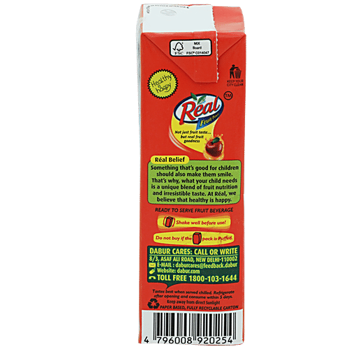 Real India's No.1 Juice - Apple, 4x180 ml Multipack 