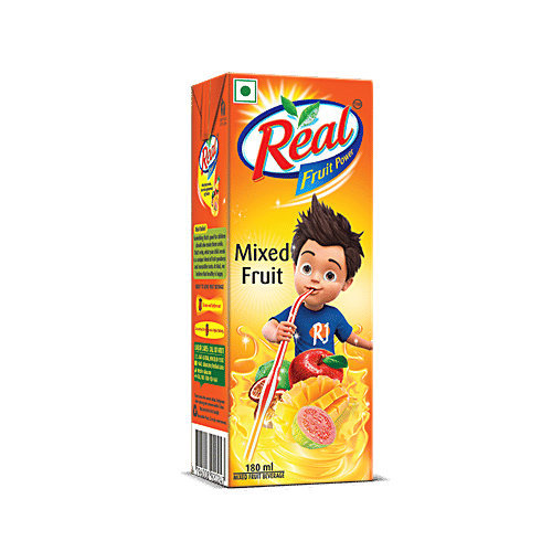 Real Fruit Power Juice - Mixed Fruit, 4x180 ml Multipack 