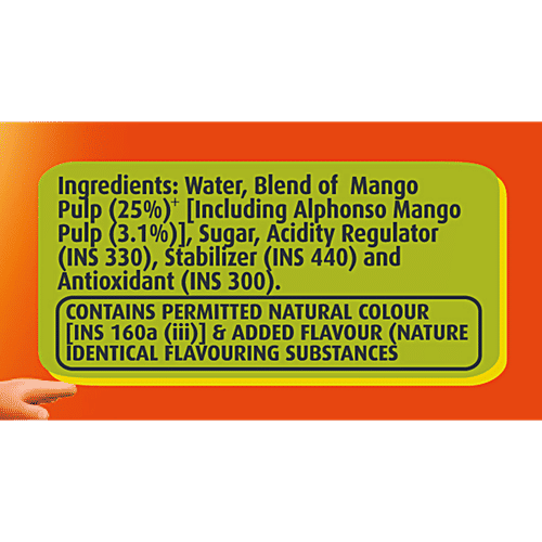 Real Fruit Power Juice - Mango, 4x180 ml Multipack 