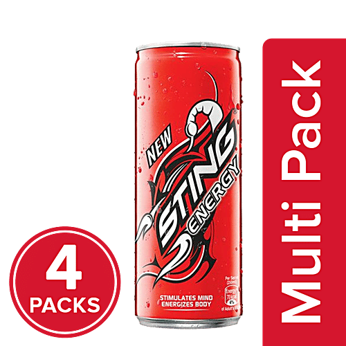 Sting Energy Drink, 4x250 ml Multipack 