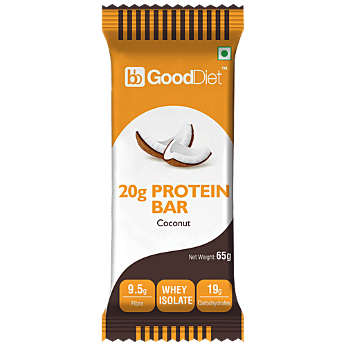 GoodDiet Variety Protein Bar-Double Chocolate, Kesar Almond, Cranberry,Hazelnut & Coconut, Combo 5 Items 