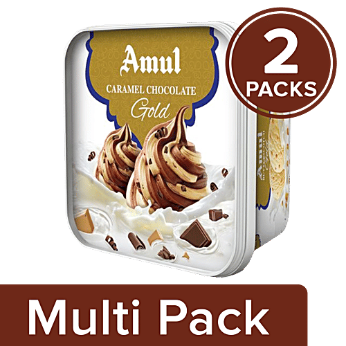 Buy Amul Caramel Chocolate Gold Ice Cream Online at Best Price of Rs