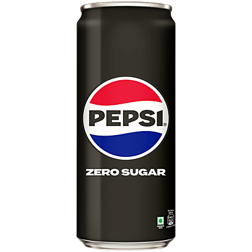 Pepsi Black Soft Drink - Max Taste, Zero Sugar, 4x250 ml Multipack 