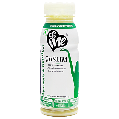 &Me Goslim Womens Nutrition Drink With Pea Protein, Vitamins & Minerals, 7x200 ml (Multipack)