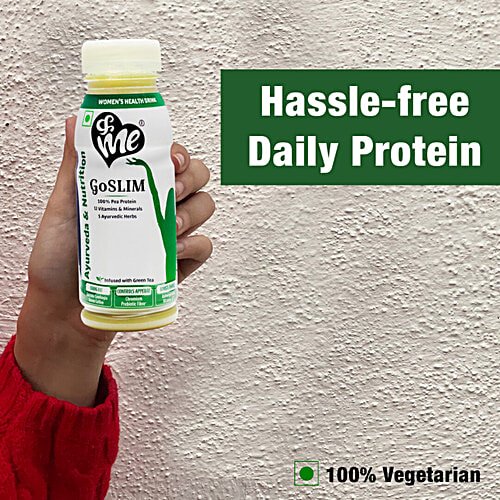 &Me Goslim Womens Nutrition Drink With Pea Protein, Vitamins & Minerals, 7x200 ml (Multipack)