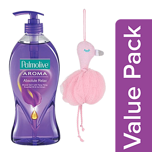 Buy bb Combo BB Home Loofah Pink BH09 PNK 1 pc + palmolive Shower Gel