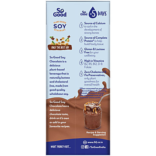 So Good Drink - Chocolate, 5x200 ml (Multipack) 