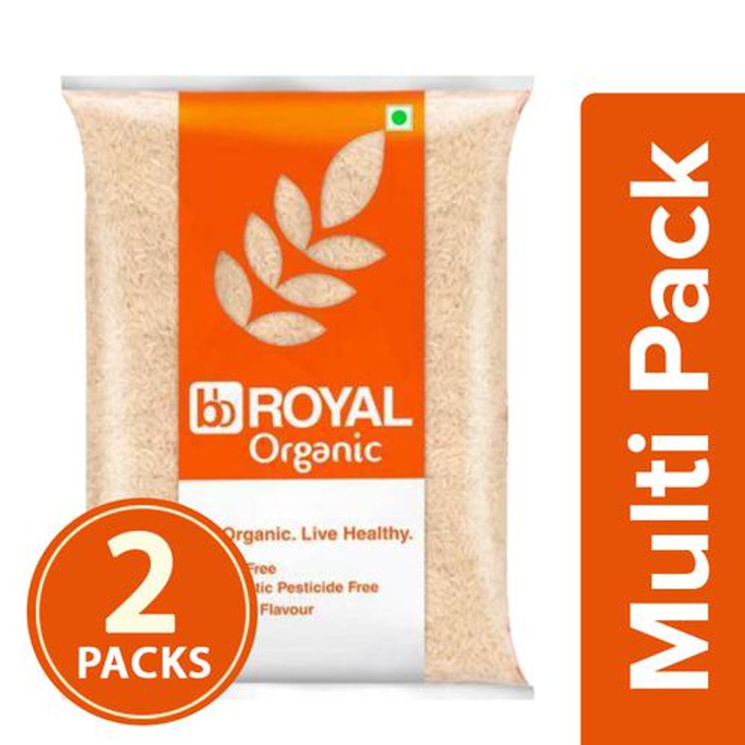 BB Royal Organic - Ponni Raw Rice, 2x5 kg Multipack