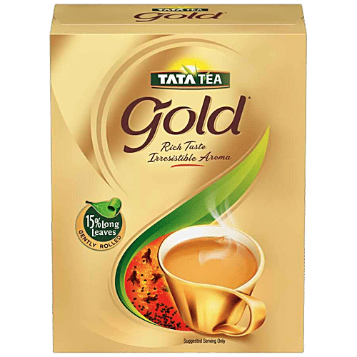 Tata Tea Gold Leaf Tea 1 kg + Leaf Tea 250 g, Combo 2 Items 