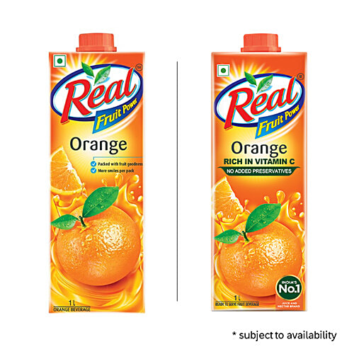 Buy Real Juice Fruit Power, Orange/Santra Online at Best Price of Rs