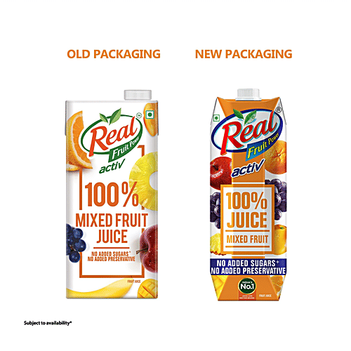 Buy Real Activ 100 Mixed Fruit Juice With No Added Sugar and