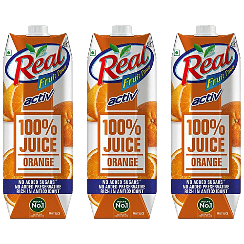 Buy Real Activ 100 Orange Juice With No Added Sugar and