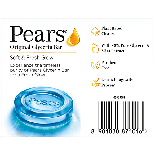 Pears Soft & Fresh Soap Bar, 6x75 g Multipack 