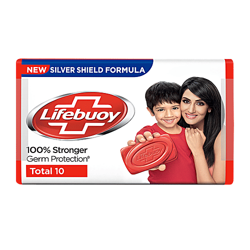 Lifebuoy Total 10 Soap Bar, 8x125 g Multipack 