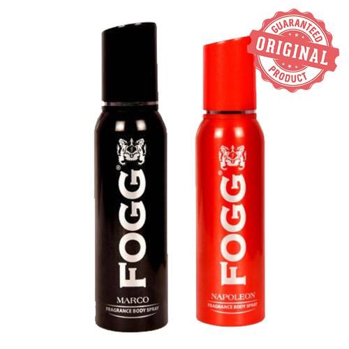 Fogg  Fragrance Body Spray - Marco 150 ml + Fragrance Body Spray - Napoleon 150 ml, Combo 2 Items 