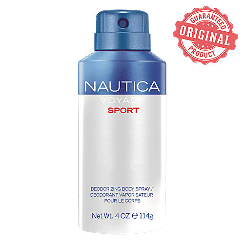 Nautica Voyage Man Sport Deodorant Spray, 2x150 ml Multipack