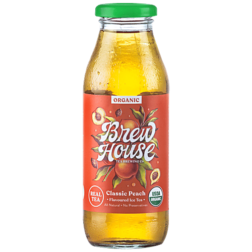 Brewhouse Tea Brewing Co. Classic Peach Ice Tea, 2x350 ml Multipack 