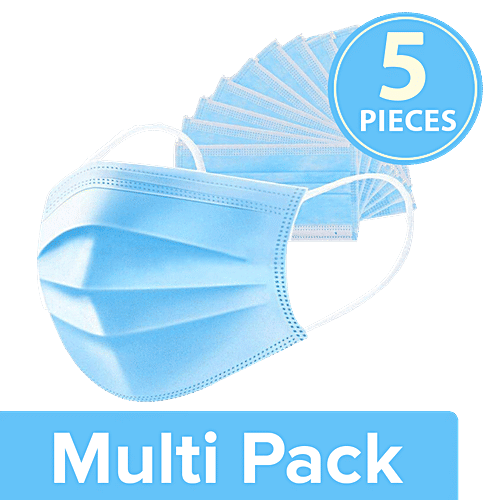 Octus Surgical Face Mask 3-Layer- Disposable, Anti-Dust & Anti-Pollution, With Earloop, 5x10 pcs Multipack 