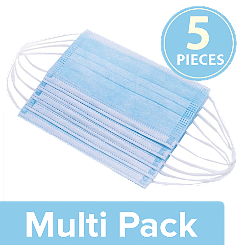 Shamrock Surgical/Disposable Face Mask - 3 Ply, 5x5 pcs Multipack 