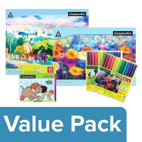 Classmate Disney Colour Fun Combo Kit Assorted Items, 51% OFF