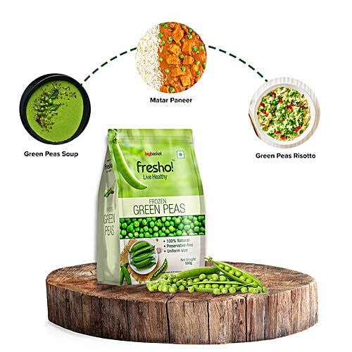 Buy Fresho Frozen Green Peas Online at Best Price of Rs 198 bigbasket