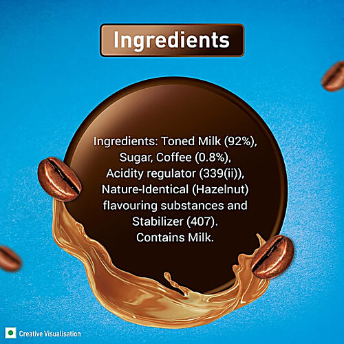 Nescafe  Hazelnut Coffee - Ready To Drink, 4x180 ml Multipack 