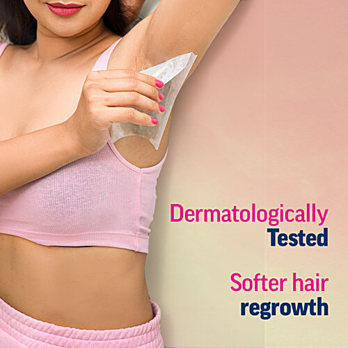 Veet Professional Waxing Strips Kit for Sensitive Skin, 20 Strips Pack of 3 Gel Wax Hair Removal for Women Up to 28 Days of Smoothness No Wax Heater or Wax Beans Required, 20 pc Pack of 3 