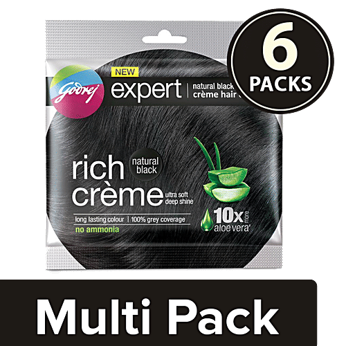 Buy Godrej Expert Rich Creme Hair Colour Shade 1 Natrual Black