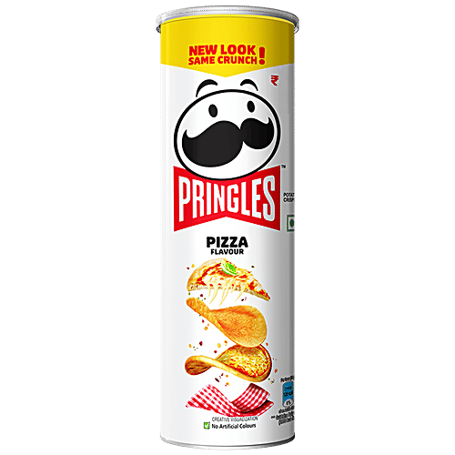 Pringles Potato Crisps Pizza flavour, 6x107 g Multipack 