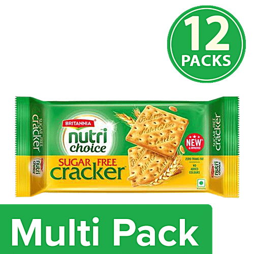 Buy Britannia NutriChoice Sugar Free Cream Cracker Online at Best Price