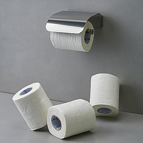 bb home Toilet Roll - 3 Ply, 100% Virgin Pulp Paper, Pack of 4, 2x200 pulls (Multipack)