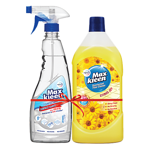 Buy Maxkleen Disinfectant Surface Sanitizer 500ml+Disinfectant Floor