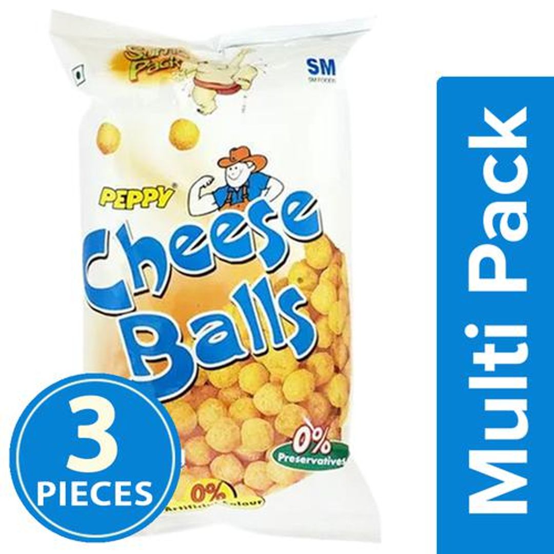 PEPPY Cheese Balls, 3x60 g Multipack