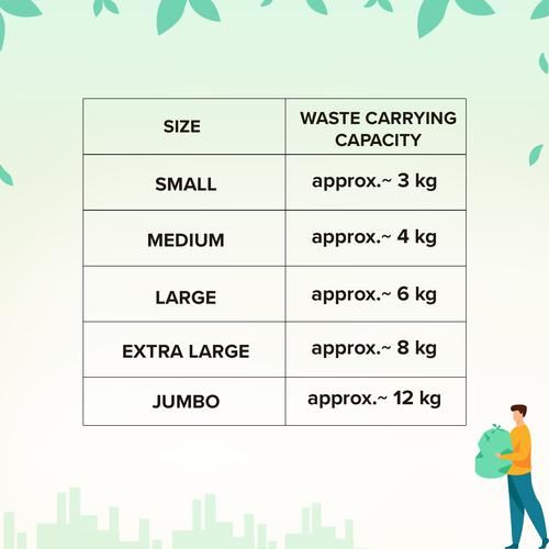BB Home Garbage Bags - Large, Blue, 61x81 cm, Compostable, 3x10 pcs (Multipack) 
