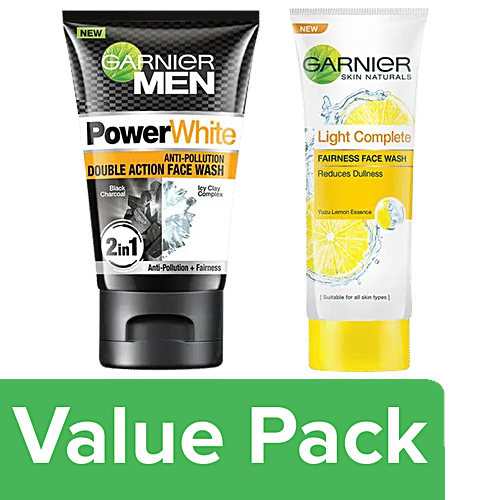 Buy Garnier Men Power White AntiPollution+Skin Naturals Light Complete