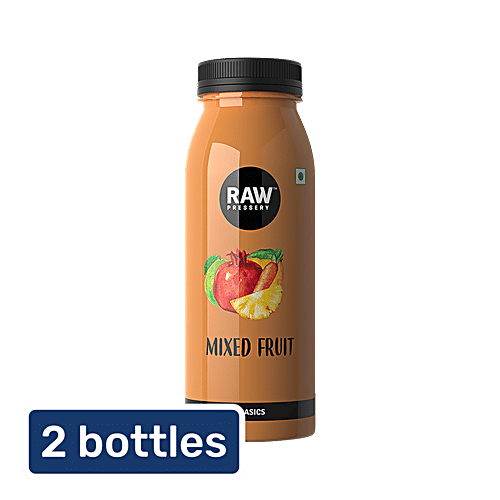 Raw Pressery Cold Extracted Juice - Mixed Fruit, 2x200 ml Multipack 