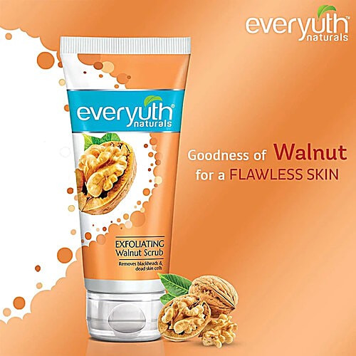 Everyuth Naturals Exfoliating Walnut Scrub, 2x200 g Multipack