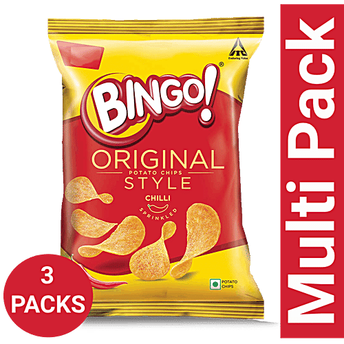 Buy Bingo! Yumitos Potato Chips Original Style, Chilli Sprinkled