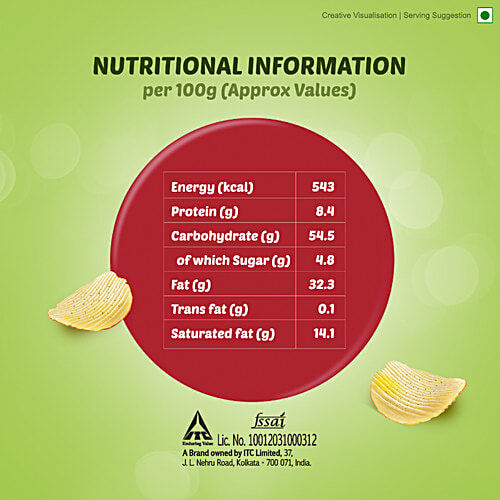 Bingo Potato Chips -Cream & Onion, 3x25 g Multipack 