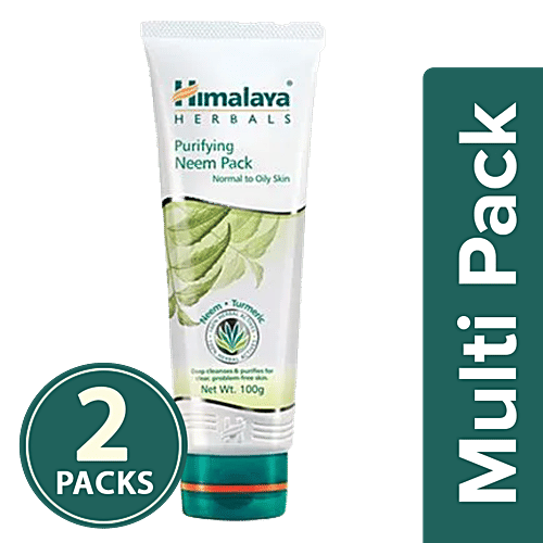 Himalaya Purifying Neem Pack, 2x100 g Multipack 