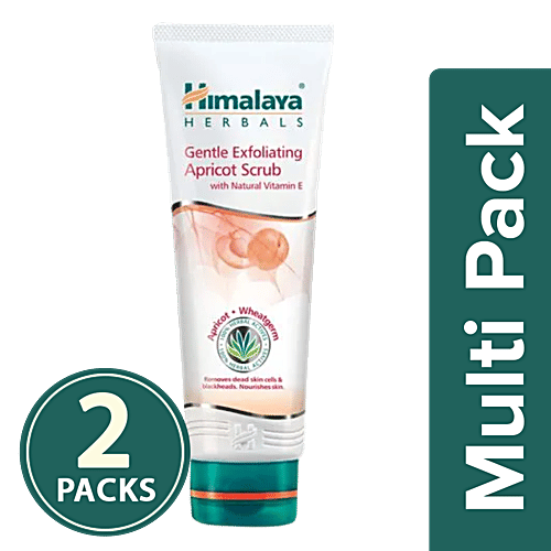 Himalaya Gentle Exfoliating Apricot Scrub, 2x100 g Multipack 