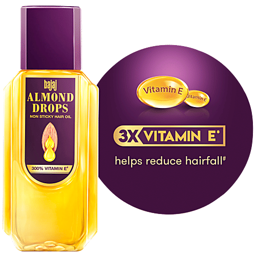 Bajaj Hair Oil - Almond Drops, 2x300 ml Multipack 