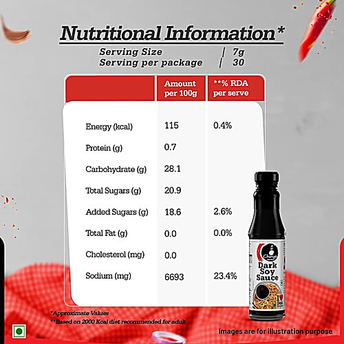 Ching'S Secret Dark Soy Sauce, 3x200 g Multipack 