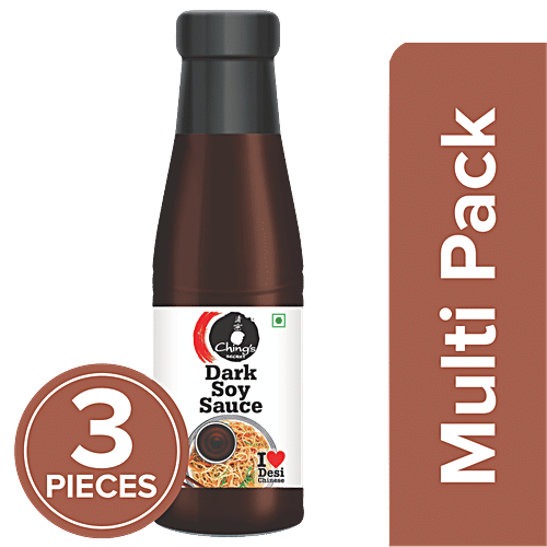 Ching'S Secret Dark Soy Sauce, 3x200 g Multipack 