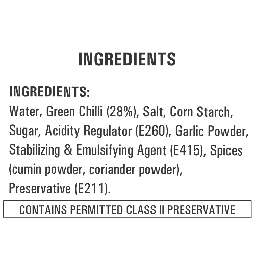 Ching'S Secret Green Chilly Sauce, 3x190 g Multipack 