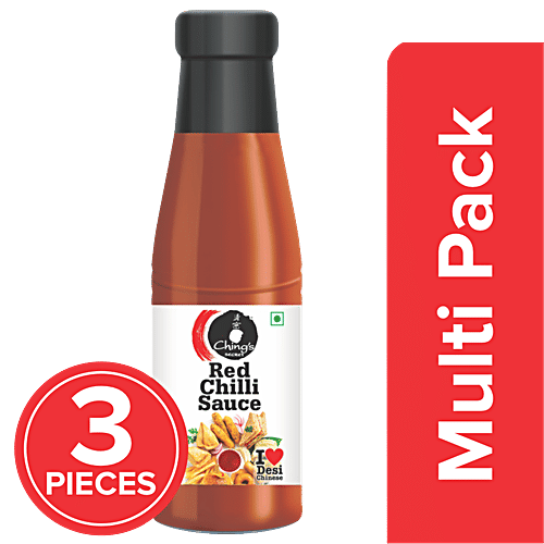 Ching'S Secret Red Chilli Sauce, 3x200 g Multipack 