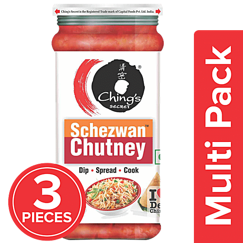 Chings Chutney - Schezwan, 3x250 g Multipack 