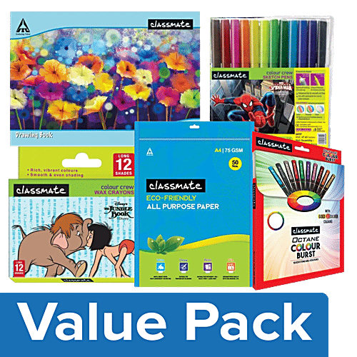 Classmate Class 1-5 - Students Art Kit, Combo 5 Items