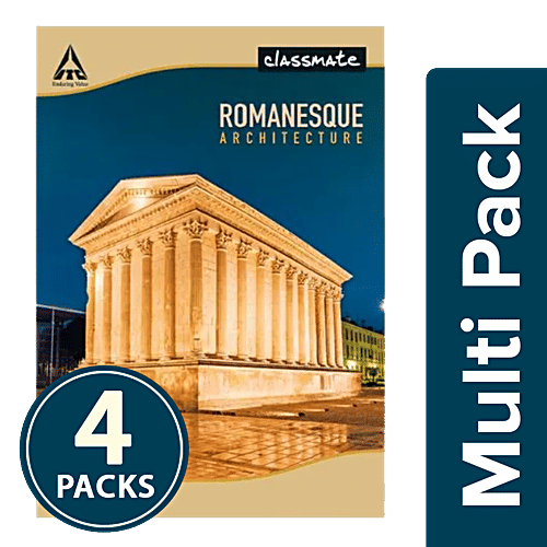 Classmate Notebook - A4, Single Line, Ruled, 4x140 Pages Multipack 