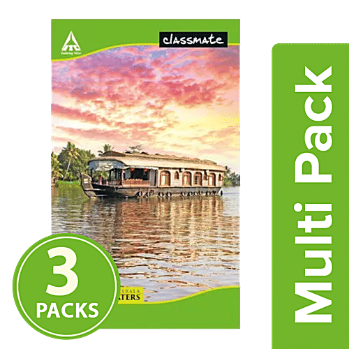 Classmate Notebook - Ruled, Long, Single Line, 3x172 Pages Multipack 